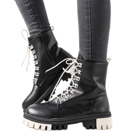 Černé dámské kozačky od Asha černý