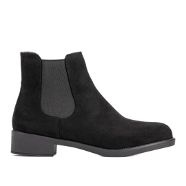 Černé klasické dámské zateplené boty Cristal černá Černé klasické dámské zateplené boty Cristal černá