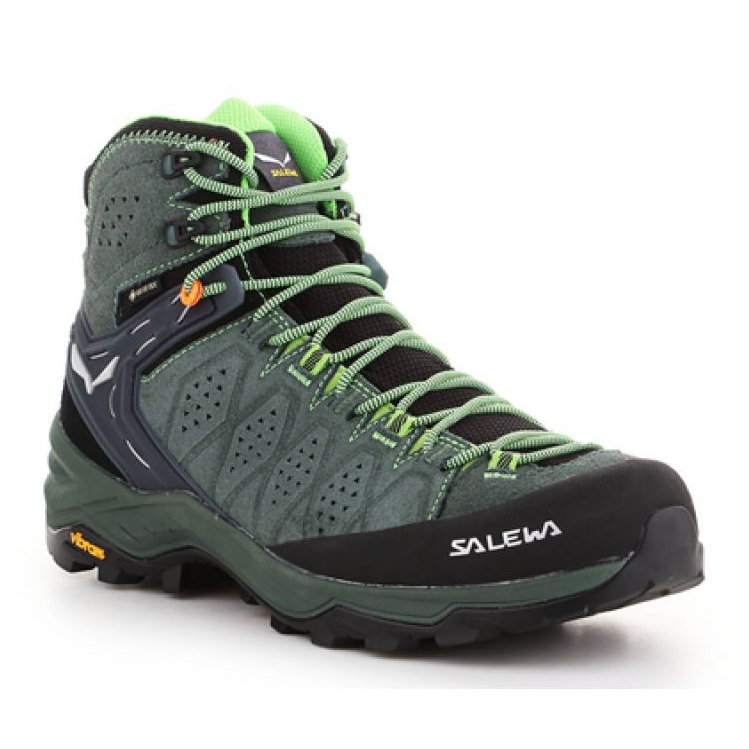 Trekové boty Salewa Ms Alp 2 Mid Gtx M 61382-5322 zelená