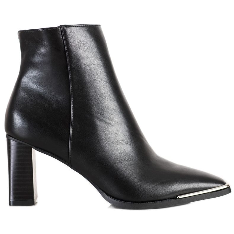 Seastar Elegantní kozačky na sloupek černá Seastar Elegantní kozačky na sloupek černá