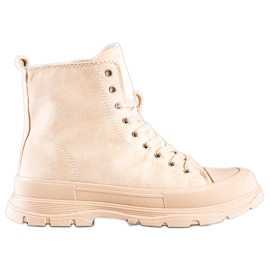 Seastar Vysoké semišové tenisky béžový Seastar Vysoké semišové tenisky béžový