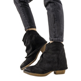 Černé dámské kovbojské boty Belloci černý