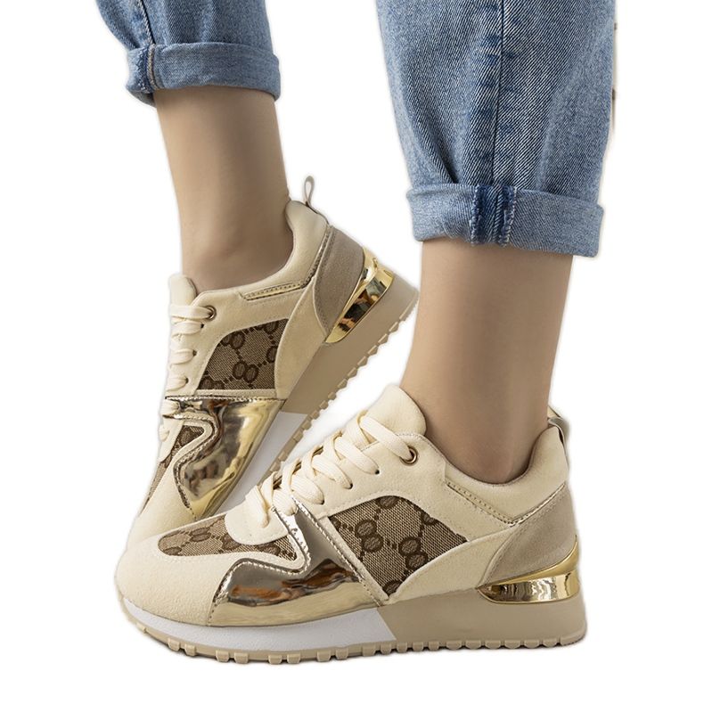 Dámské béžové tenisky od Jovanny béžový