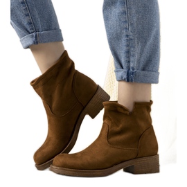 Hnědé dámské nazouvací boty Roquelina hnědý