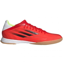 Sálová obuv adidas X Speedflow.3 In M FY3300 červený pomeranče a červené