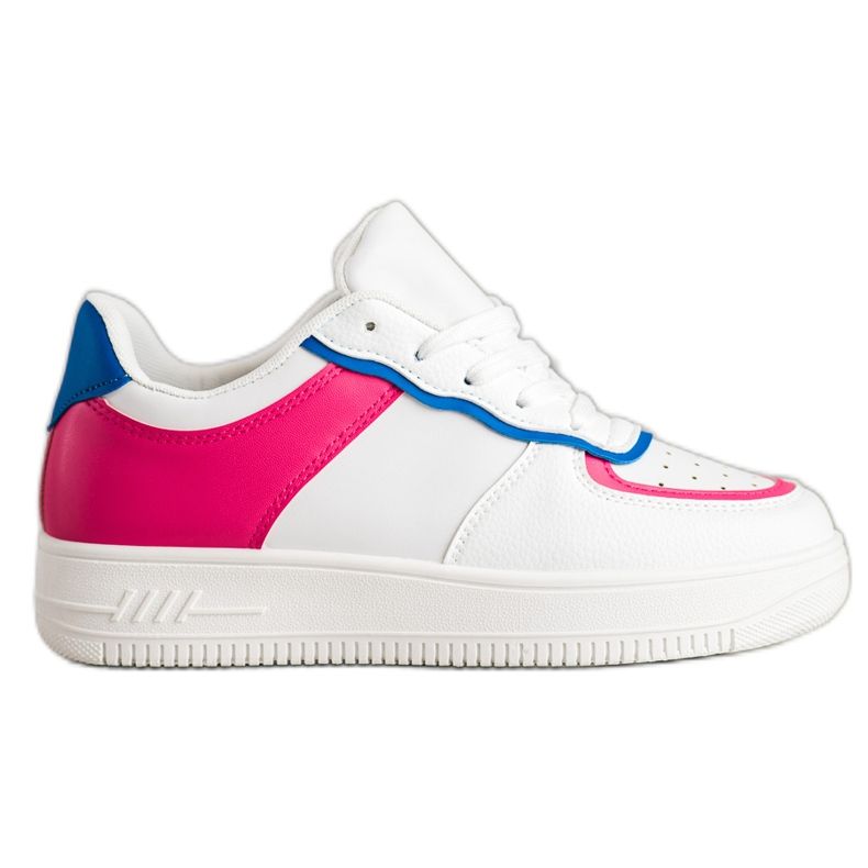 SHELOVET Módní sportovní obuv bílý