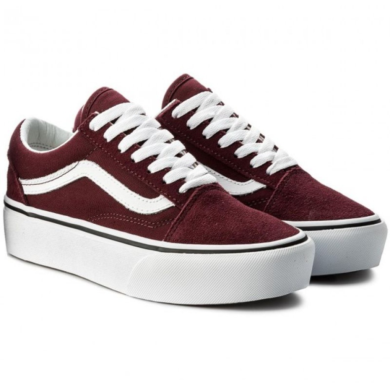 Vans Old Skool Platform M VN0A3B3U5U7 červené
