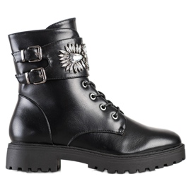 Bestelle Styloví dělníci s krystaly černá Bestelle Styloví dělníci s krystaly černá