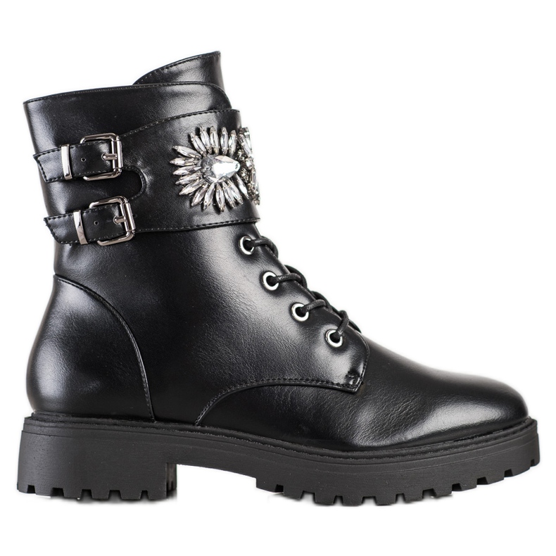 Bestelle Styloví dělníci s krystaly černá Bestelle Styloví dělníci s krystaly černá