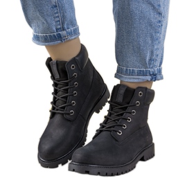 Černá dámská turistická obuv Big Star Amitee černý