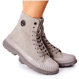 Dámské turistické boty Big Star II274350 Šedá Dámské turistické boty Big Star II274350 Šedá