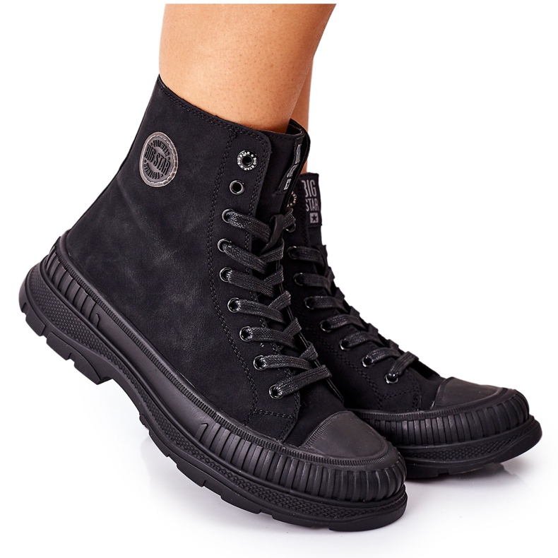 Dámské turistické boty Big Star II274351 černé černá