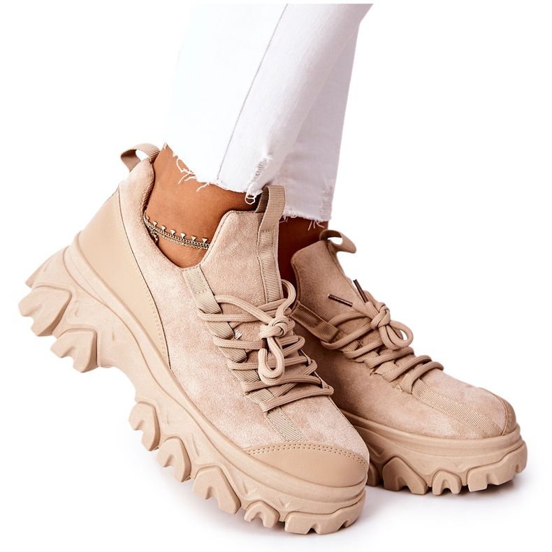 PS1 Dámské sportovní boty Tenisky béžové Miles béžový