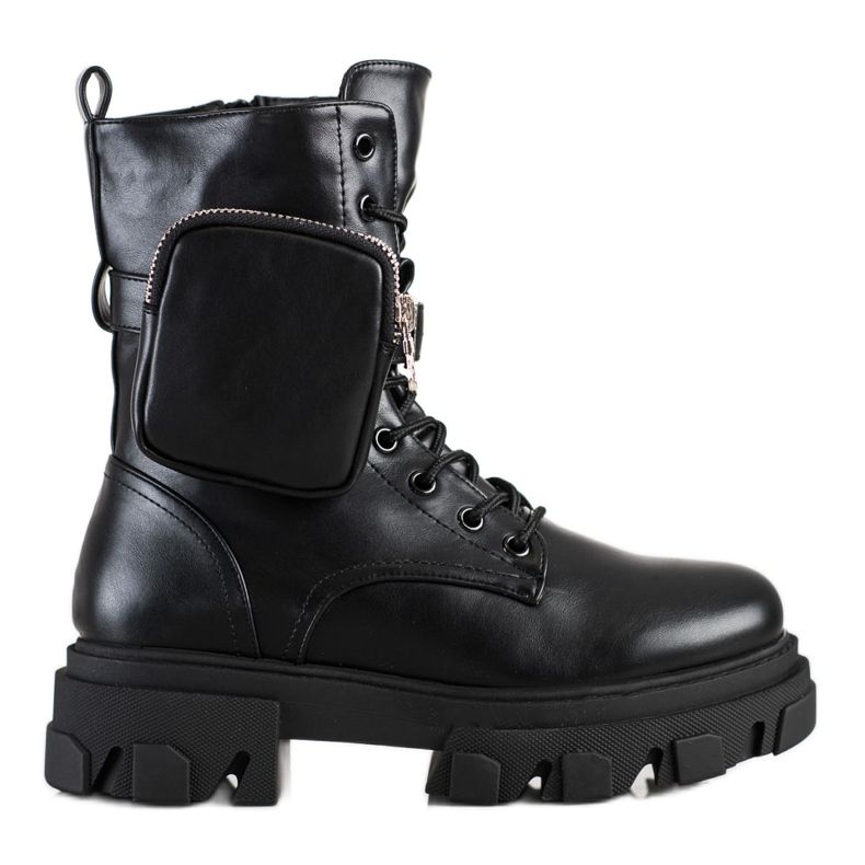 Bestelle Černý Vokrery S Kapsou černá