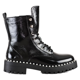 Bestelle Černí dělníci s perlami černý