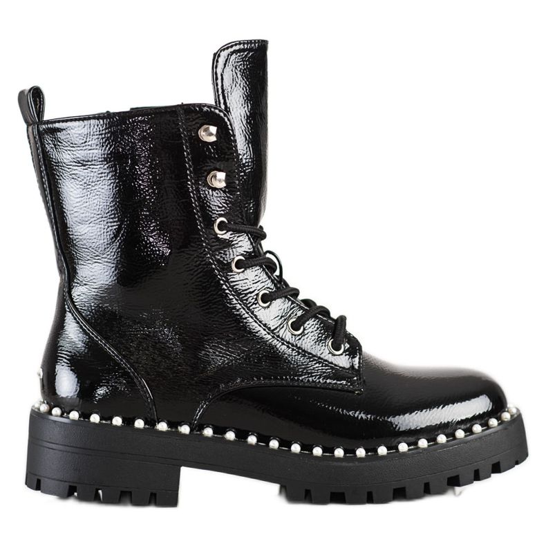 Bestelle Černí dělníci s perlami černá