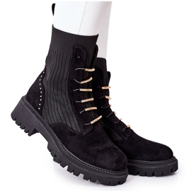 PM1 Dámské boty Workers Slip Black Maxine černá