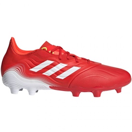 Kopačky Adidas Copa Sense.2 Fg M FY6177 červený pomeranče a červené
