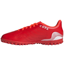 Kopačky Adidas Copa Sense.4 Tf Jr FY6166 červený červený