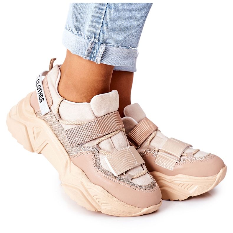 NAVY DOT Dámská sportovní obuv Tenisky Béžová Katerini béžový