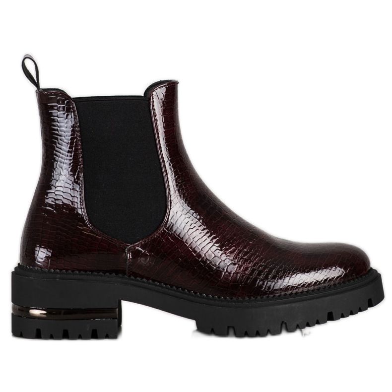 Chelsea boty Sergio Leone s hadím potiskem červené vícebarevný