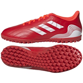 Kopačky Adidas Copa Sense.4 Tf M FY6179 červený pomeranče a červené