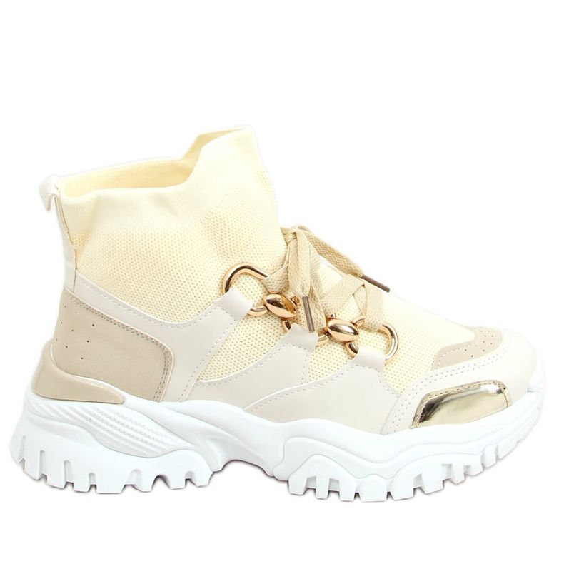 Béžová 85-736 Béžová sportovní ponožky béžový