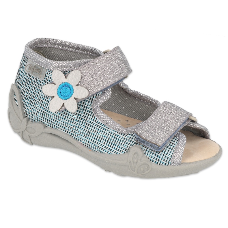 Befado žluté dětské boty 342P023 modrý