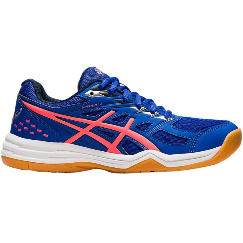 Volejbalové boty Asics Upcourt 4 W 1072A055 412 modrá, růžová modrý