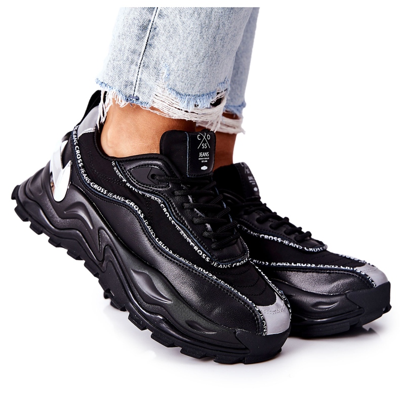 Dámská sportovní obuv Cross Jeans II2R4018C Černá Dámská sportovní obuv Cross Jeans II2R4018C Černá
