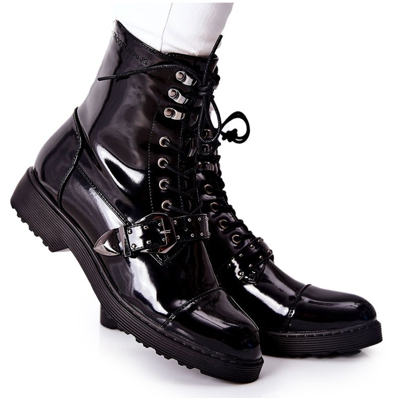 Dámské kozačky Cross Jeans černé GG2R4022 černá