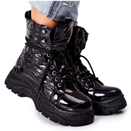 Vinceza Dámské černé trapery Ismobe černý