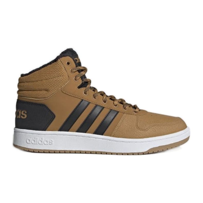Boty Adidas Hoops 2.0 Mid M EE7371 hnědý