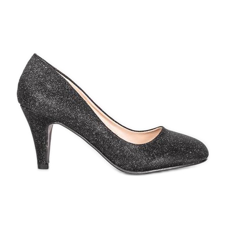 Černé lodičky na jehlovém podpatku Daisy černá