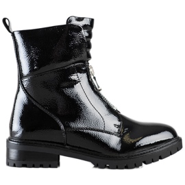 Erynn Lakovaní pracovníci na jezdci černá Erynn Lakovaní pracovníci na jezdci černá