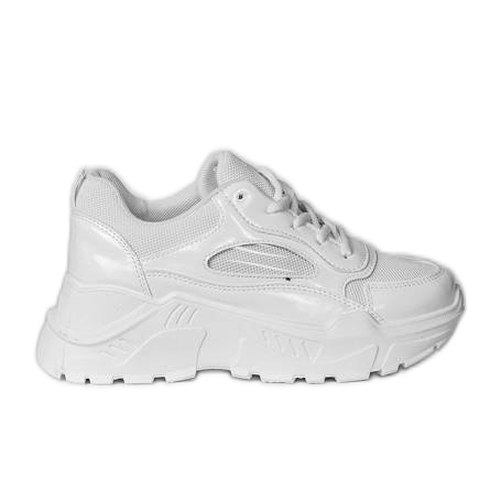 Bílé tenisky na platformě Serena bílý