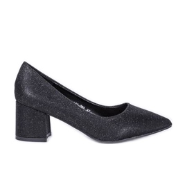 Černě zářící lodičky na postu Laity černá