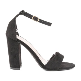 Černé sandály na postu Beti černá