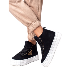 Goodin Vysoce módní tenisky černý