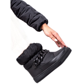 S. BARSKI Sněhule s řetězem S.BARSKI černý