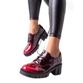 S. BARSKI Lakované boty S.BARSKI červený