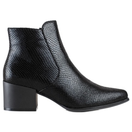 Třpytivé hadí boty Sergio Leone černý