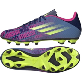 Kopačky Adidas X Speedflow Messi.4 FxG M FY6923 námořnická modrá vícebarevná námořnická modř
