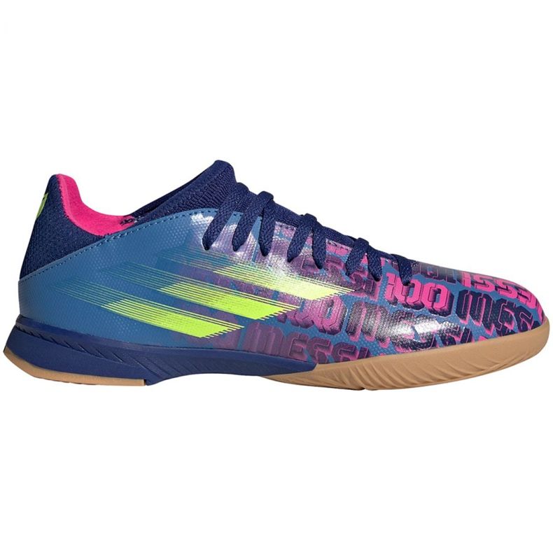 Kopačky Adidas X Speedflow Messi.3 In Jr FY6901 vícebarevný modrý Kopačky Adidas X Speedflow Messi.3 In Jr FY6901 vícebarevný modrý