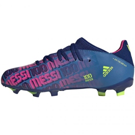 Kopačky Adidas X Speedflow Messi.3 Fg Jr FY6932 vícebarevný modrý Kopačky Adidas X Speedflow Messi.3 Fg Jr FY6932 vícebarevný modrý