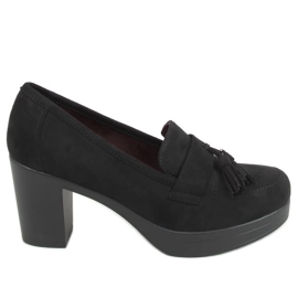 Čerpadla na sloupku a plošině černá 8B817 Černá černý