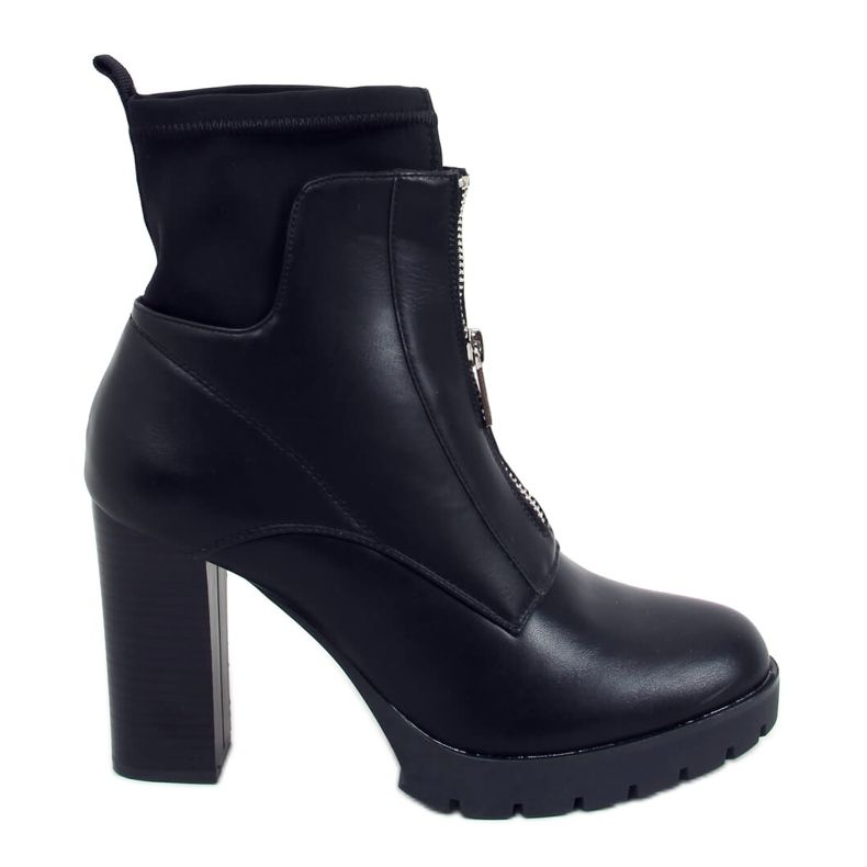 Černé vysoké podpatky 168-255 černé černá