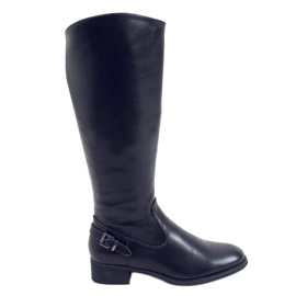 Černé dámské jezdecké boty BH311 Black Pu černý