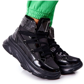Teplé sněhové boty Big Star II274311 Black černý