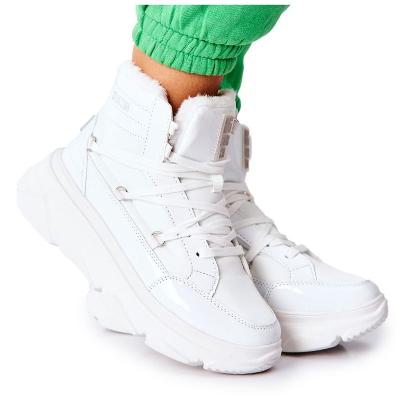 Teplé sněhové boty Big Star II274463 White bílý
